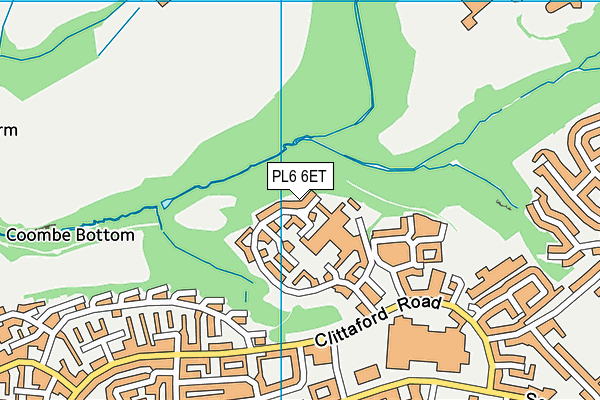 PL6 6ET map - OS VectorMap District (Ordnance Survey)