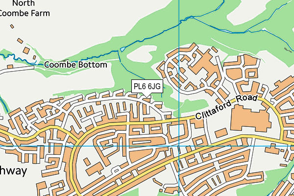 PL6 6JG map - OS VectorMap District (Ordnance Survey)