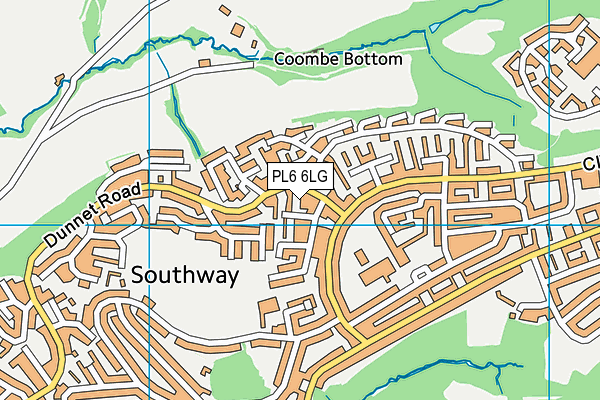 PL6 6LG map - OS VectorMap District (Ordnance Survey)