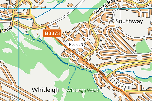 PL6 6LN map - OS VectorMap District (Ordnance Survey)