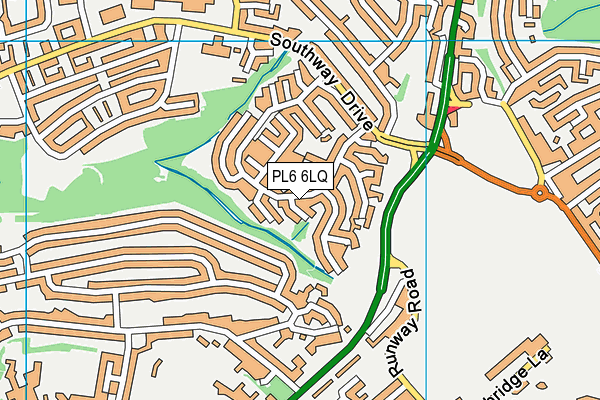PL6 6LQ map - OS VectorMap District (Ordnance Survey)