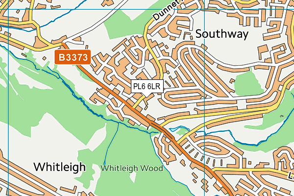 PL6 6LR map - OS VectorMap District (Ordnance Survey)