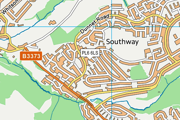 PL6 6LS map - OS VectorMap District (Ordnance Survey)