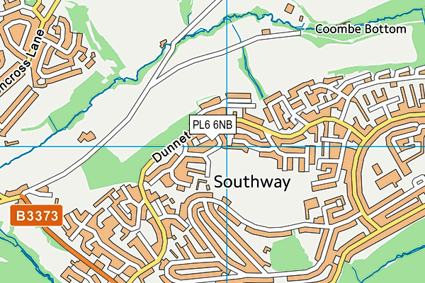 PL6 6NB map - OS VectorMap District (Ordnance Survey)