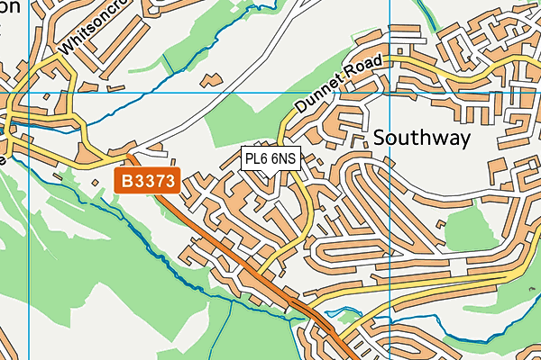 PL6 6NS map - OS VectorMap District (Ordnance Survey)