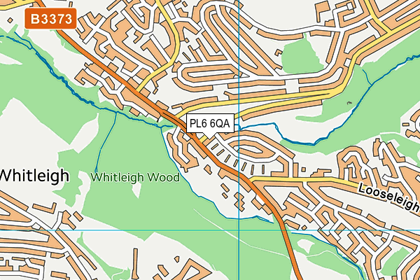 PL6 6QA map - OS VectorMap District (Ordnance Survey)