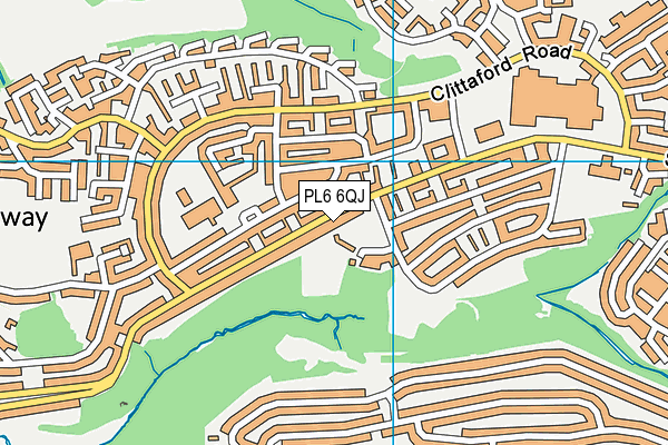 PL6 6QJ map - OS VectorMap District (Ordnance Survey)