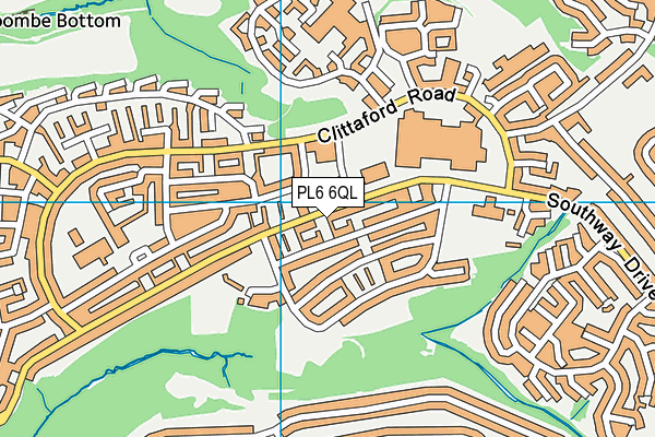 PL6 6QL map - OS VectorMap District (Ordnance Survey)