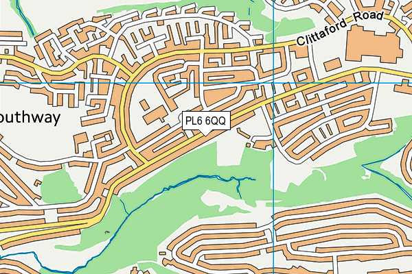 PL6 6QQ map - OS VectorMap District (Ordnance Survey)