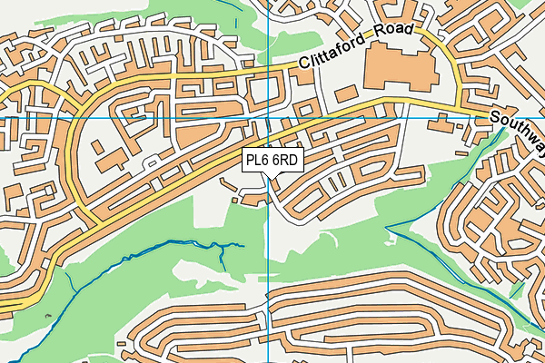 PL6 6RD map - OS VectorMap District (Ordnance Survey)