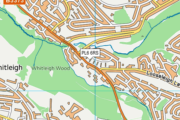 PL6 6RS map - OS VectorMap District (Ordnance Survey)