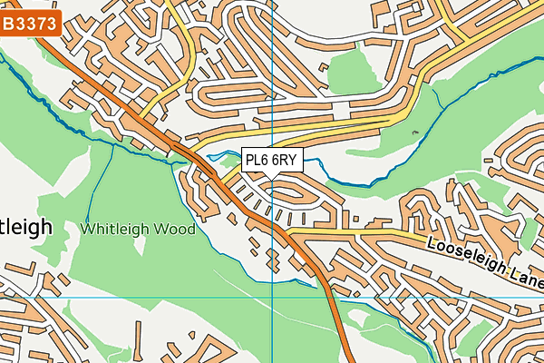 PL6 6RY map - OS VectorMap District (Ordnance Survey)
