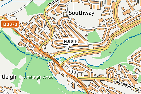 PL6 6TF map - OS VectorMap District (Ordnance Survey)