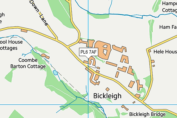 PL6 7AF map - OS VectorMap District (Ordnance Survey)