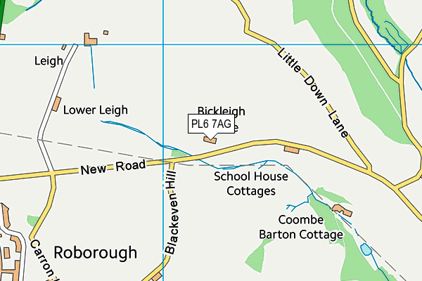 PL6 7AG map - OS VectorMap District (Ordnance Survey)