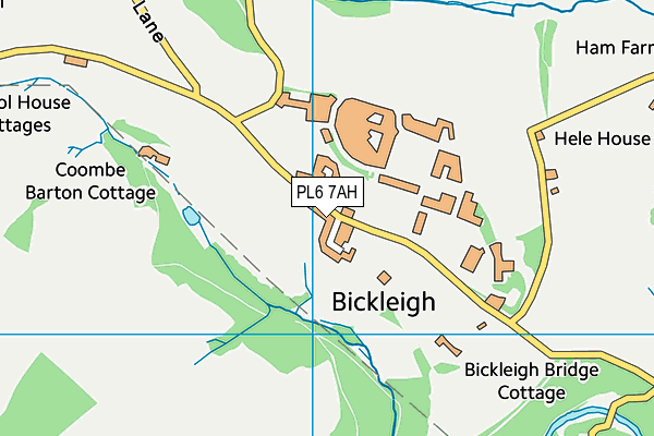 PL6 7AH map - OS VectorMap District (Ordnance Survey)