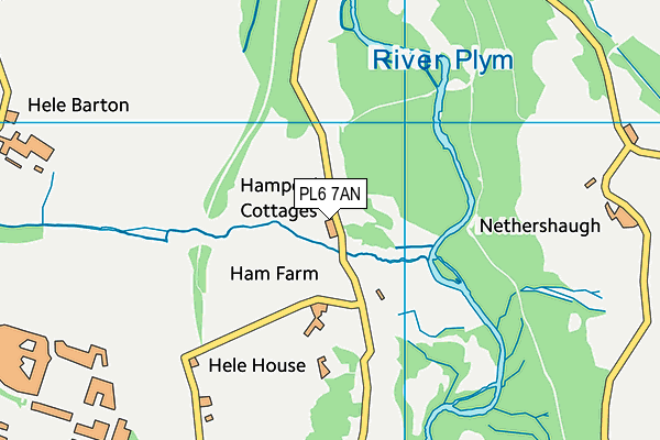 PL6 7AN map - OS VectorMap District (Ordnance Survey)