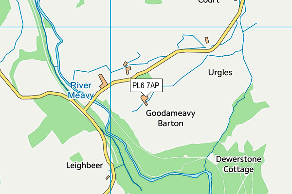 PL6 7AP map - OS VectorMap District (Ordnance Survey)