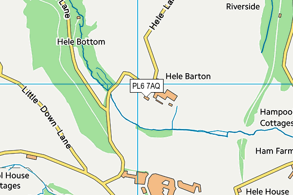 PL6 7AQ map - OS VectorMap District (Ordnance Survey)