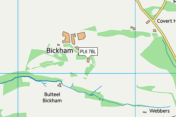 PL6 7BL map - OS VectorMap District (Ordnance Survey)