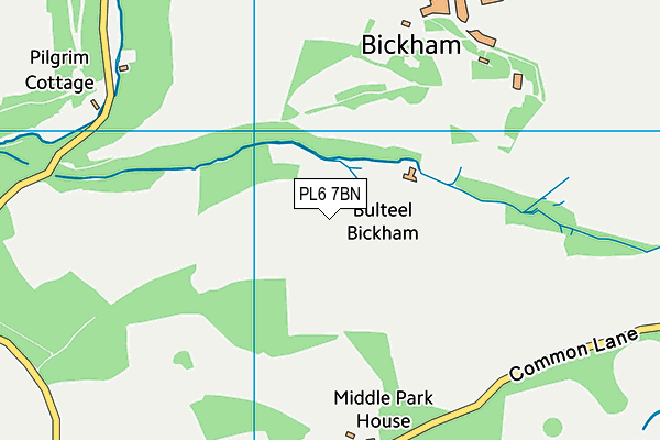 PL6 7BN map - OS VectorMap District (Ordnance Survey)