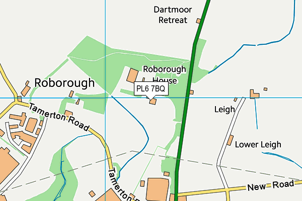 PL6 7BQ map - OS VectorMap District (Ordnance Survey)