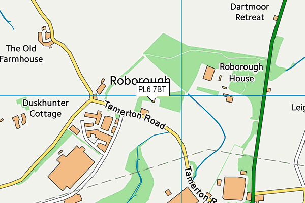 PL6 7BT map - OS VectorMap District (Ordnance Survey)