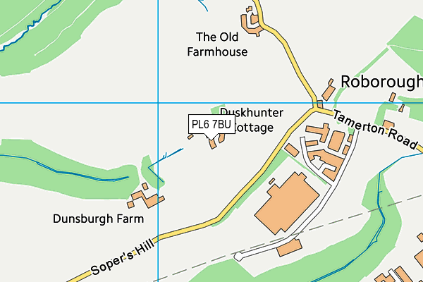 PL6 7BU map - OS VectorMap District (Ordnance Survey)