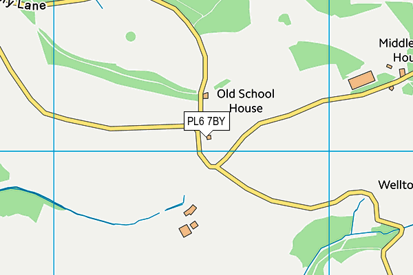 PL6 7BY map - OS VectorMap District (Ordnance Survey)