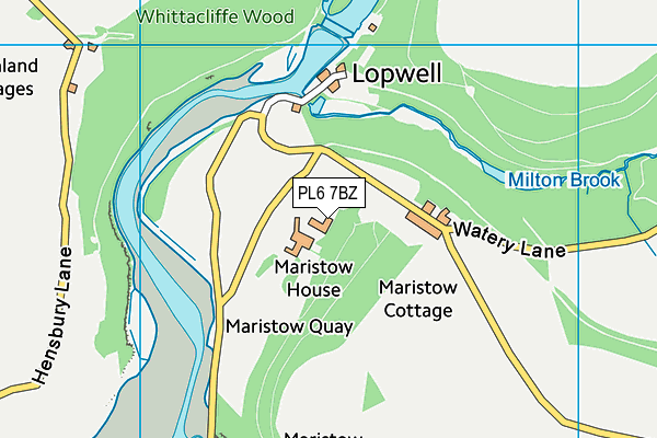 PL6 7BZ map - OS VectorMap District (Ordnance Survey)