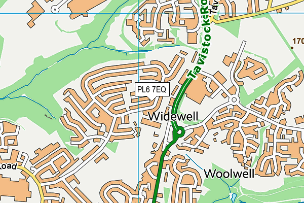 PL6 7EQ map - OS VectorMap District (Ordnance Survey)