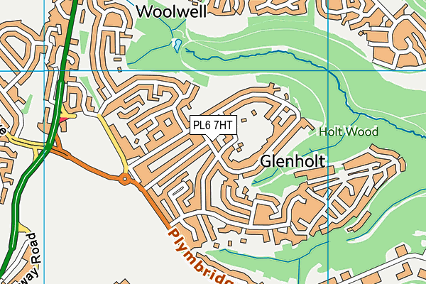 PL6 7HT map - OS VectorMap District (Ordnance Survey)