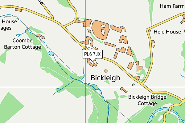 PL6 7JX map - OS VectorMap District (Ordnance Survey)