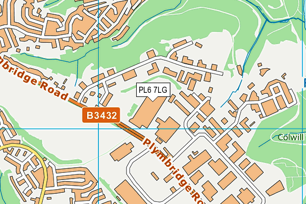 PL6 7LG map - OS VectorMap District (Ordnance Survey)