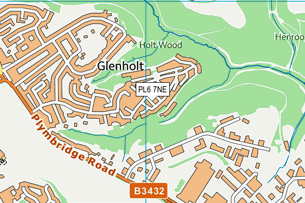 PL6 7NE map - OS VectorMap District (Ordnance Survey)