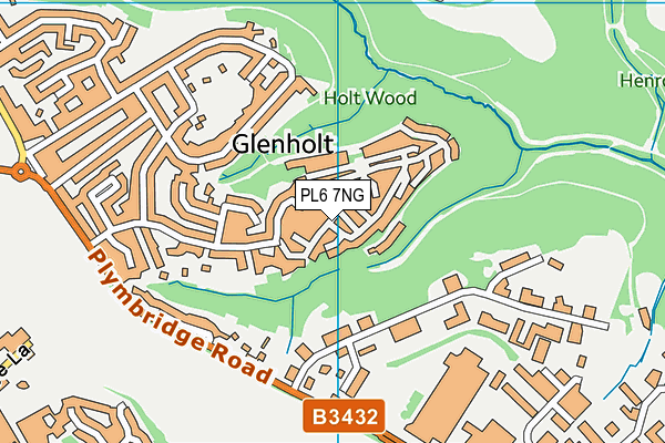 PL6 7NG map - OS VectorMap District (Ordnance Survey)