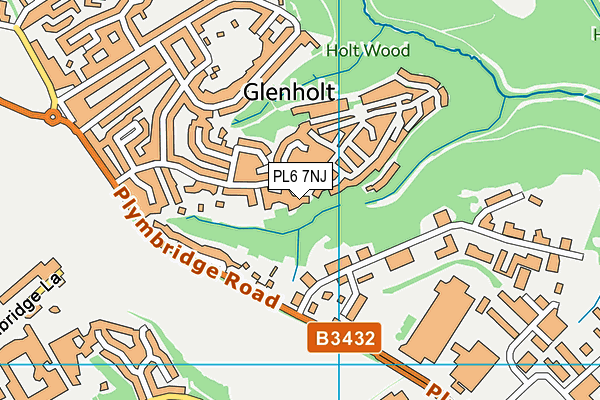 PL6 7NJ map - OS VectorMap District (Ordnance Survey)