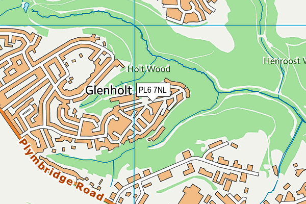 PL6 7NL map - OS VectorMap District (Ordnance Survey)