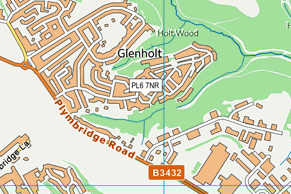 PL6 7NR map - OS VectorMap District (Ordnance Survey)