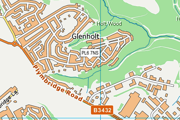 PL6 7NS map - OS VectorMap District (Ordnance Survey)