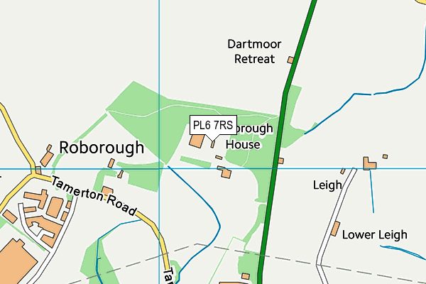 PL6 7RS map - OS VectorMap District (Ordnance Survey)