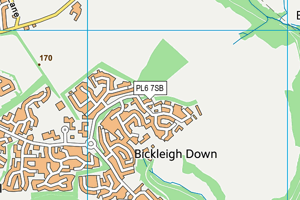 PL6 7SB map - OS VectorMap District (Ordnance Survey)