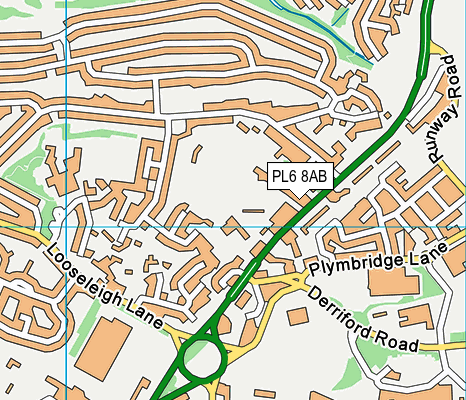 PL6 8AB map - OS VectorMap District (Ordnance Survey)