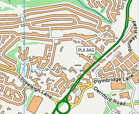 PL6 8AG map - OS VectorMap District (Ordnance Survey)