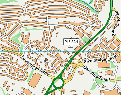 PL6 8AH map - OS VectorMap District (Ordnance Survey)