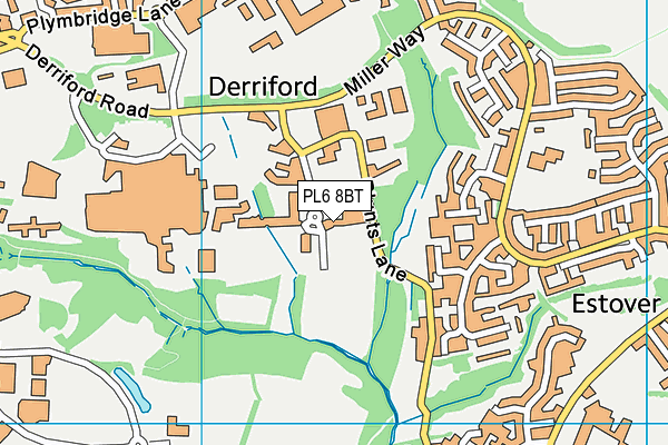 PL6 8BT map - OS VectorMap District (Ordnance Survey)