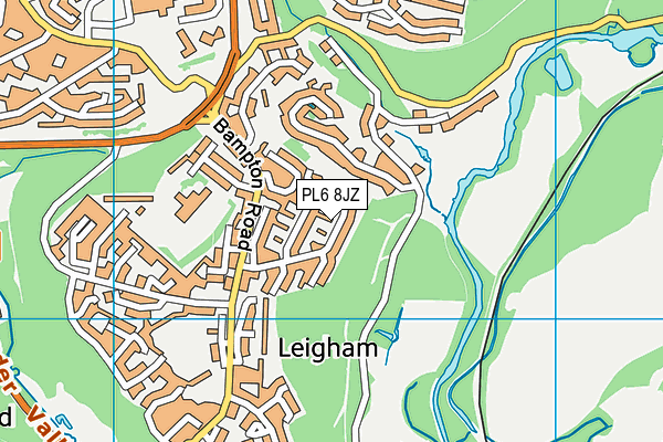 PL6 8JZ map - OS VectorMap District (Ordnance Survey)