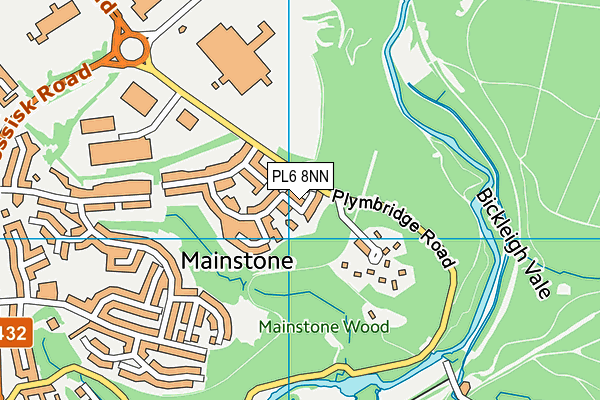 PL6 8NN map - OS VectorMap District (Ordnance Survey)