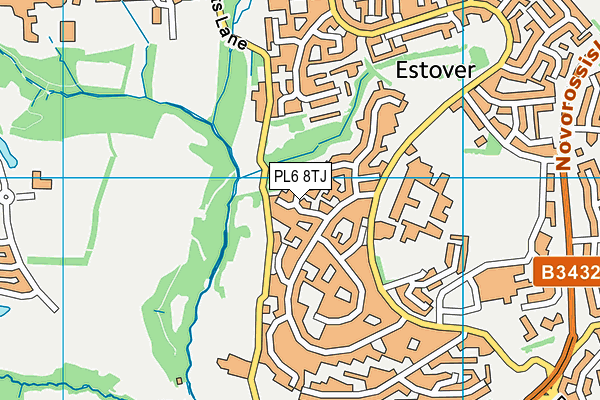 PL6 8TJ map - OS VectorMap District (Ordnance Survey)