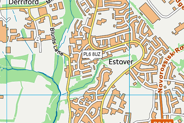 PL6 8UZ map - OS VectorMap District (Ordnance Survey)